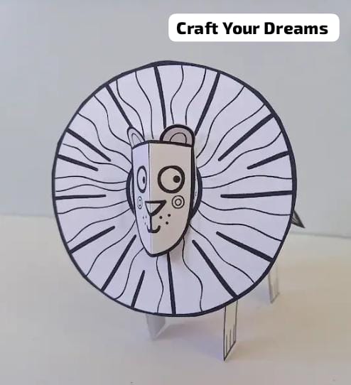 Paper craft animal_ paper craft design